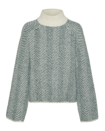 Vero Moda Dame Strik Vmnaomi Birch    Balsam Green Melange