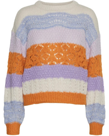 Vero Moda Dame Strik Vmnewboho Birch Jacaranda
