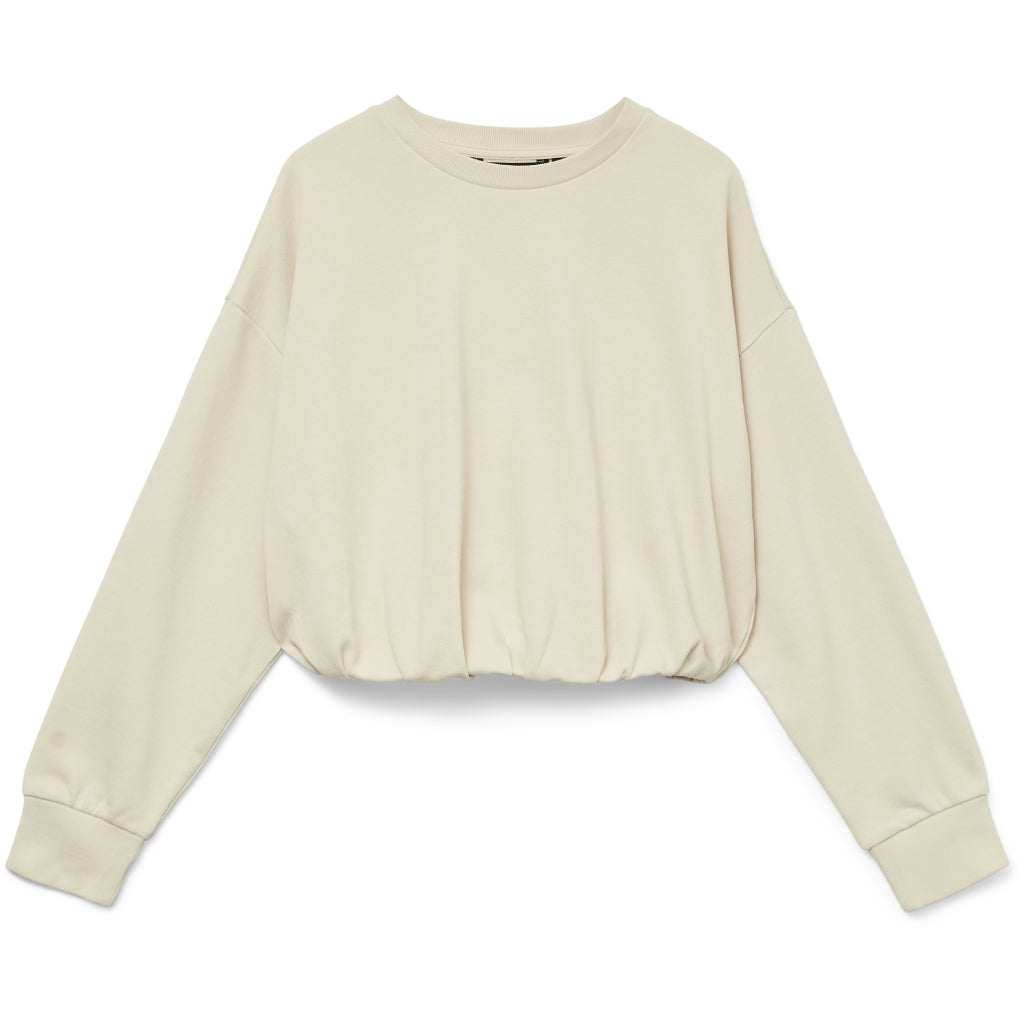 Vero Moda Dame Sweatshirt Vmviana Oatmeal