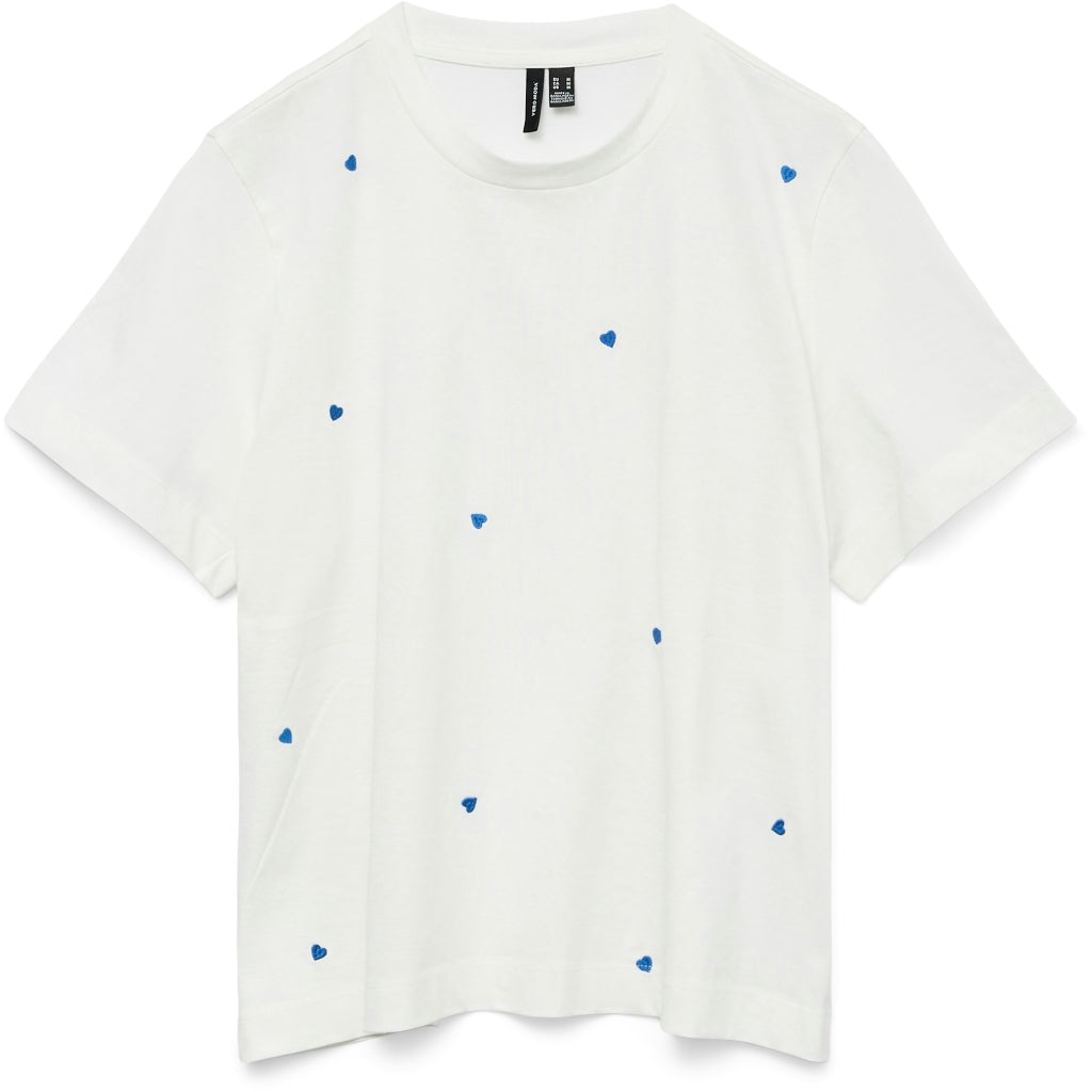 Vero Moda Dame -shirt Vmsolvei Snow White Print Hearts