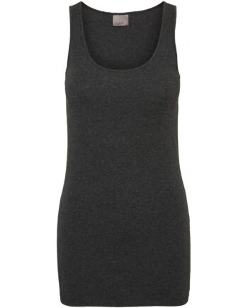 Vero Moda Dame Tanktop Vmmaxi Dark Grey Melange
