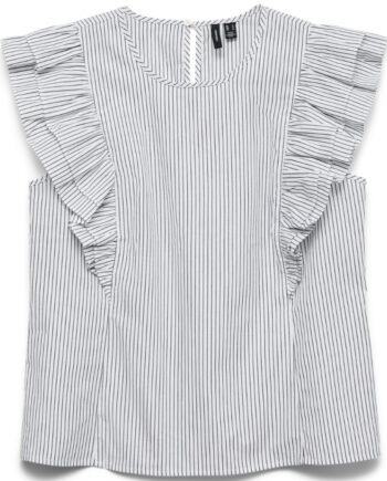 Vero Moda Dame Top Vmaila Snow White Black