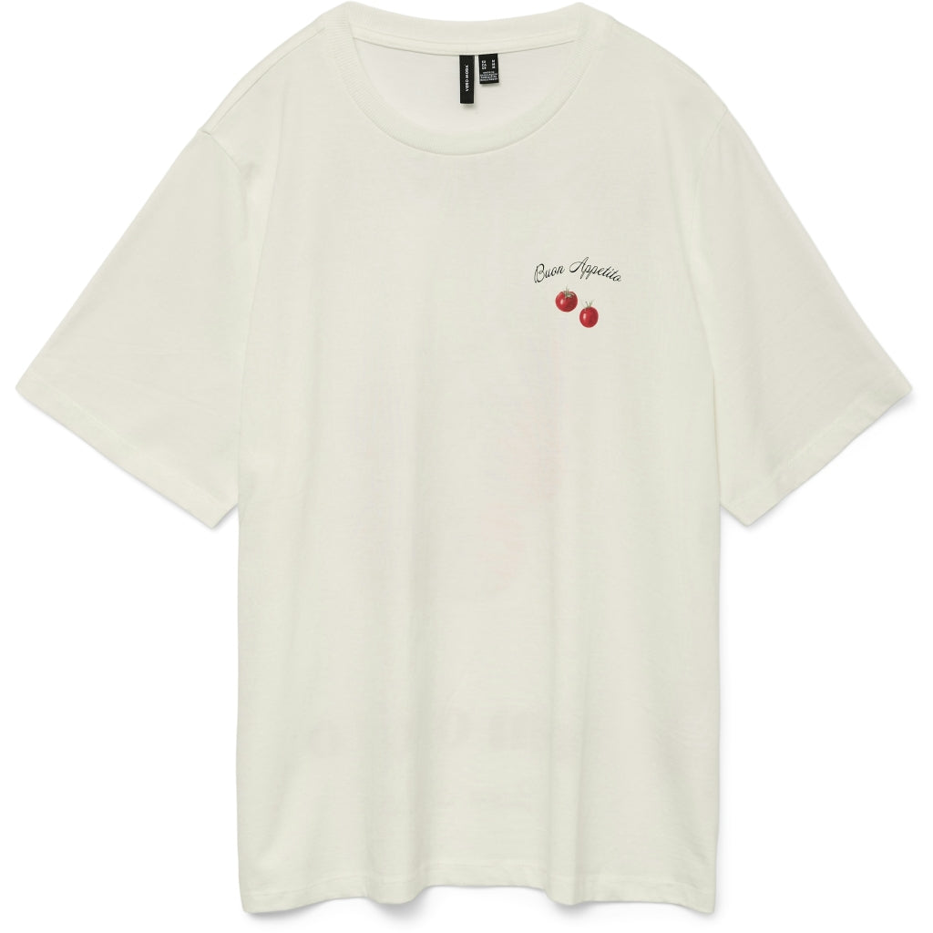Vero Moda Dame Top Vmaya Caty Snow White Tomato