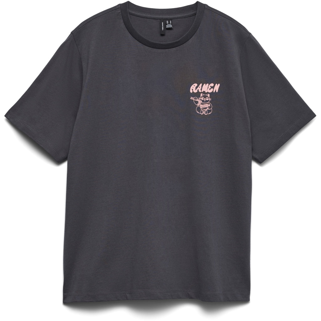 Vero Moda Dame Top Vmlilje Asphalt Ramen