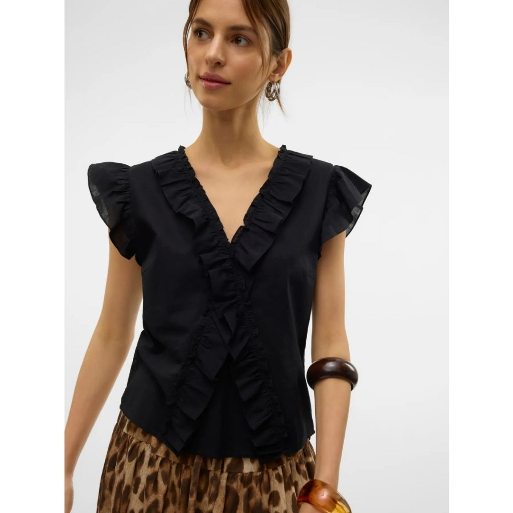Vero Moda Dame Top Vmroxanne Black