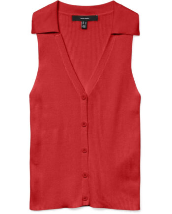 Vero Moda Dame Top Vmwillow Fiery Red
