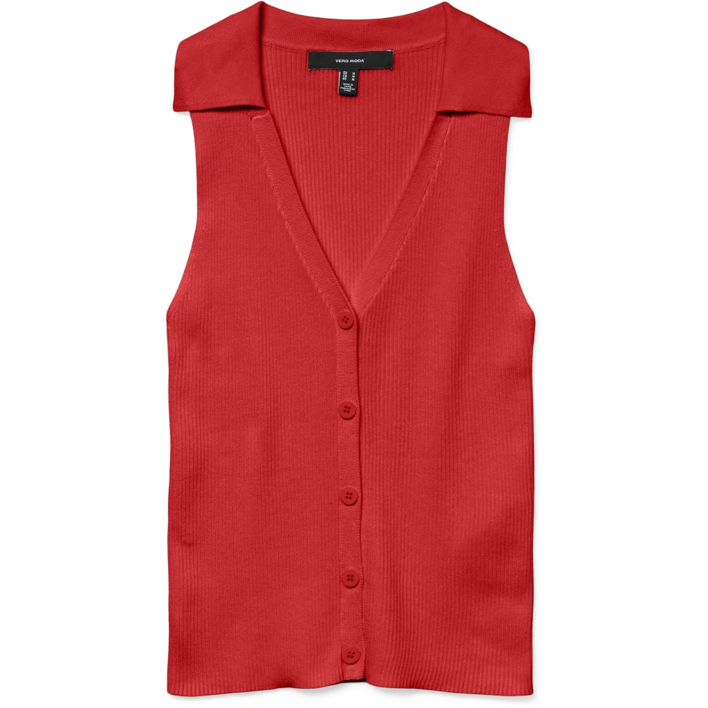 Vero Moda Dame Top Vmwillow Fiery Red
