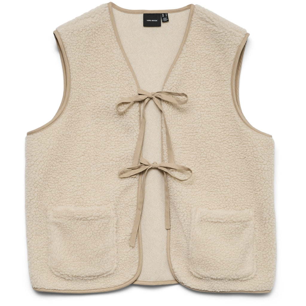 Vero Moda Dame Vest Vmcleo Oatmeal