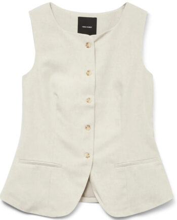 Vero Moda Dame Vest Vmmikela Birch Melange