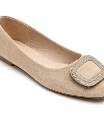 Vigga Dame Ballerinasko 5500 Beige