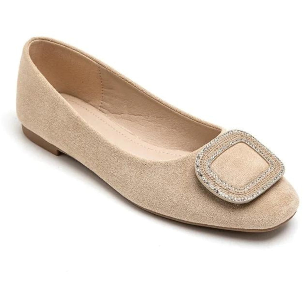 Vigga Dame Ballerinasko 5500 Beige
