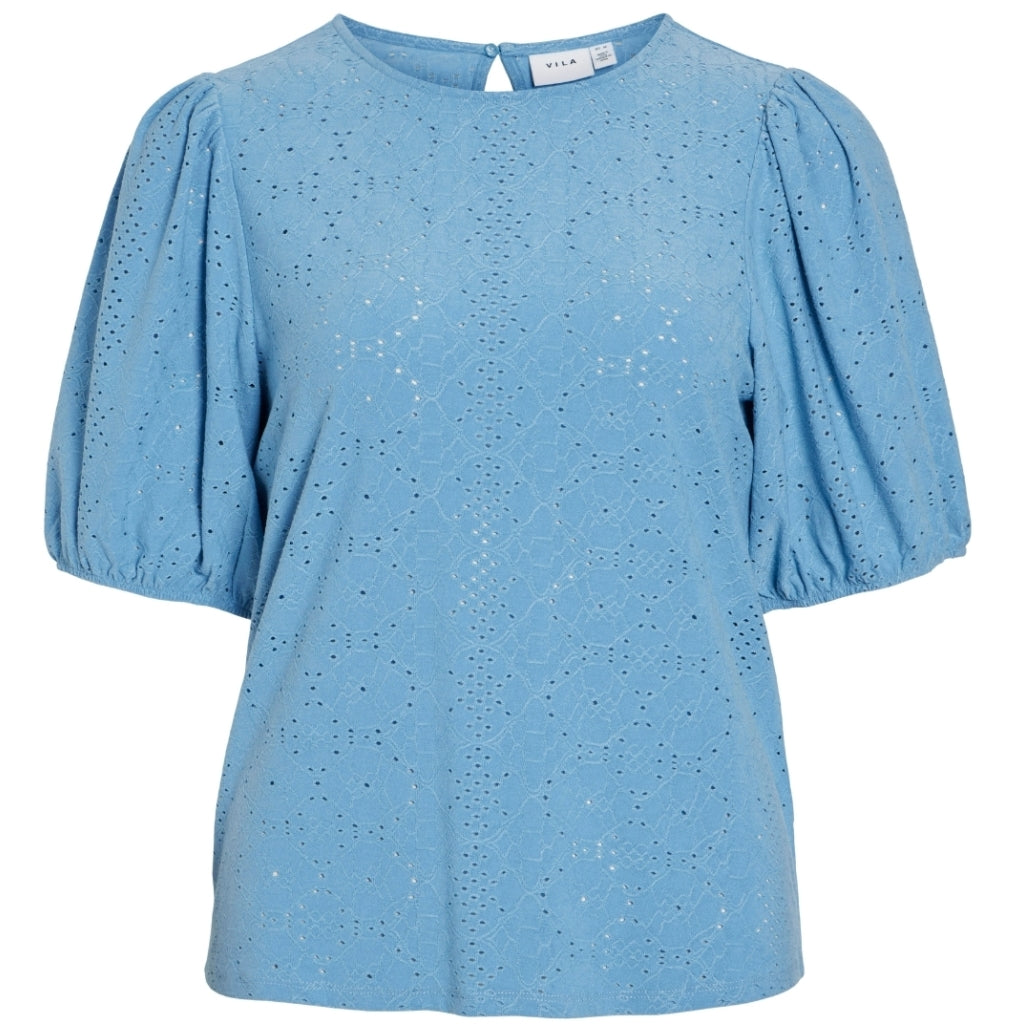 Vila Dame Bluse Vikally Blissful Blue