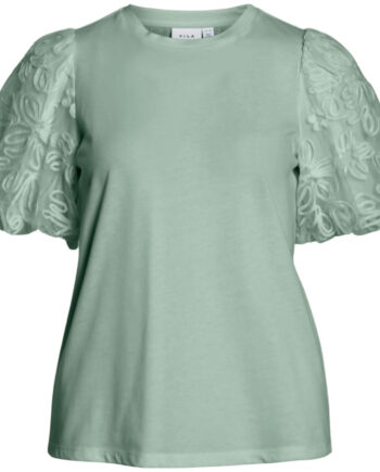 Vila Dame Bluse Visimonia Silt Green