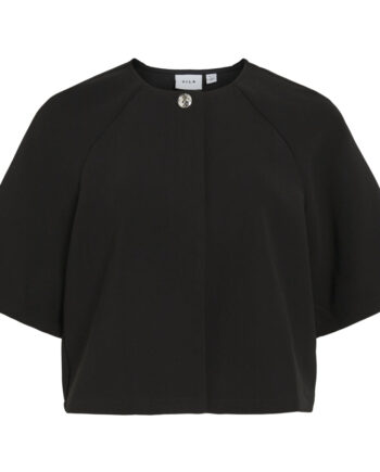 Vila Dame Cardigan Top Visabby Black Beauty