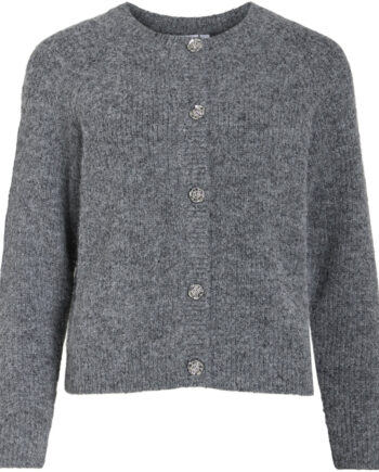 Vila Dame Cardigan Vicheena Medium Grey Melange