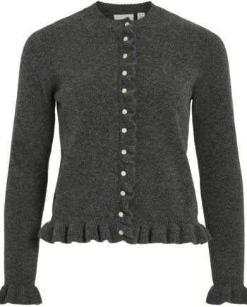 Vila Dame Cardigan Vijacia Medium Grey Melange