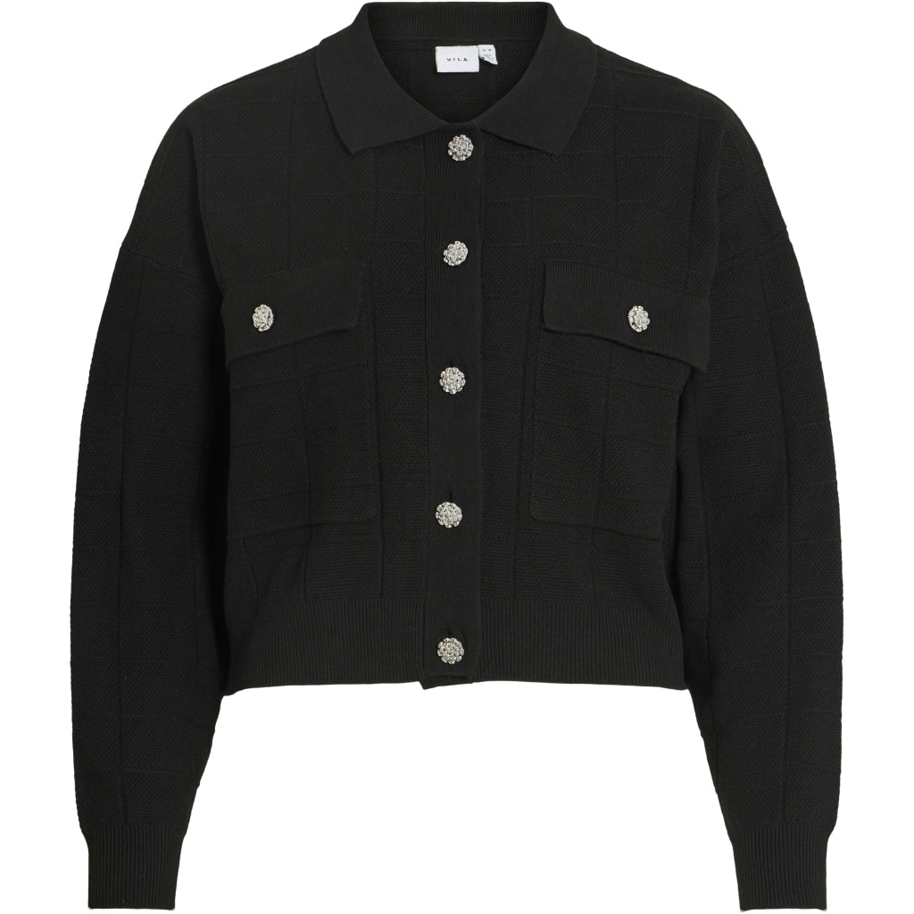 Vila Dame Cardigan Vijulisa Black Beauty