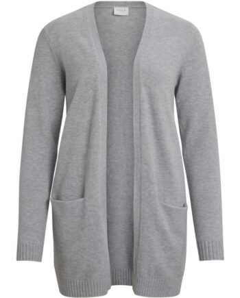 Vila Dame Cardigan Viril Light Grey Melange