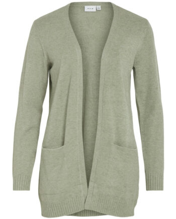 Vila Dame Cardigan Viril Oil Green Melange