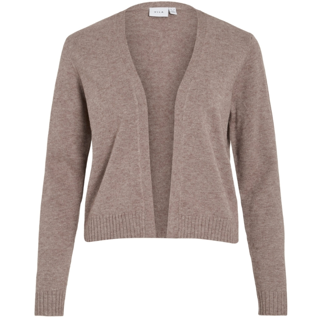 Vila Dame Cardigan Viril Short Knit Cardigan-noos Falcon Melange