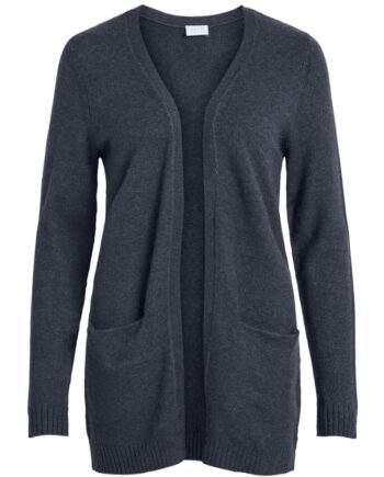 Vila Dame Cardigan Viril Total Eclipse Melange