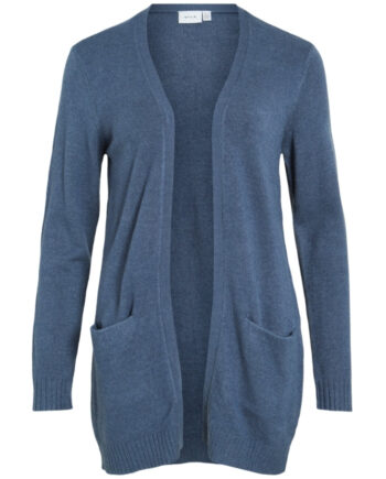 Vila Dame Cardigan Viril Vintage Indigo Dark Melange