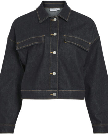 Vila Dame Jakke Vimensina Dark Blue Denim
