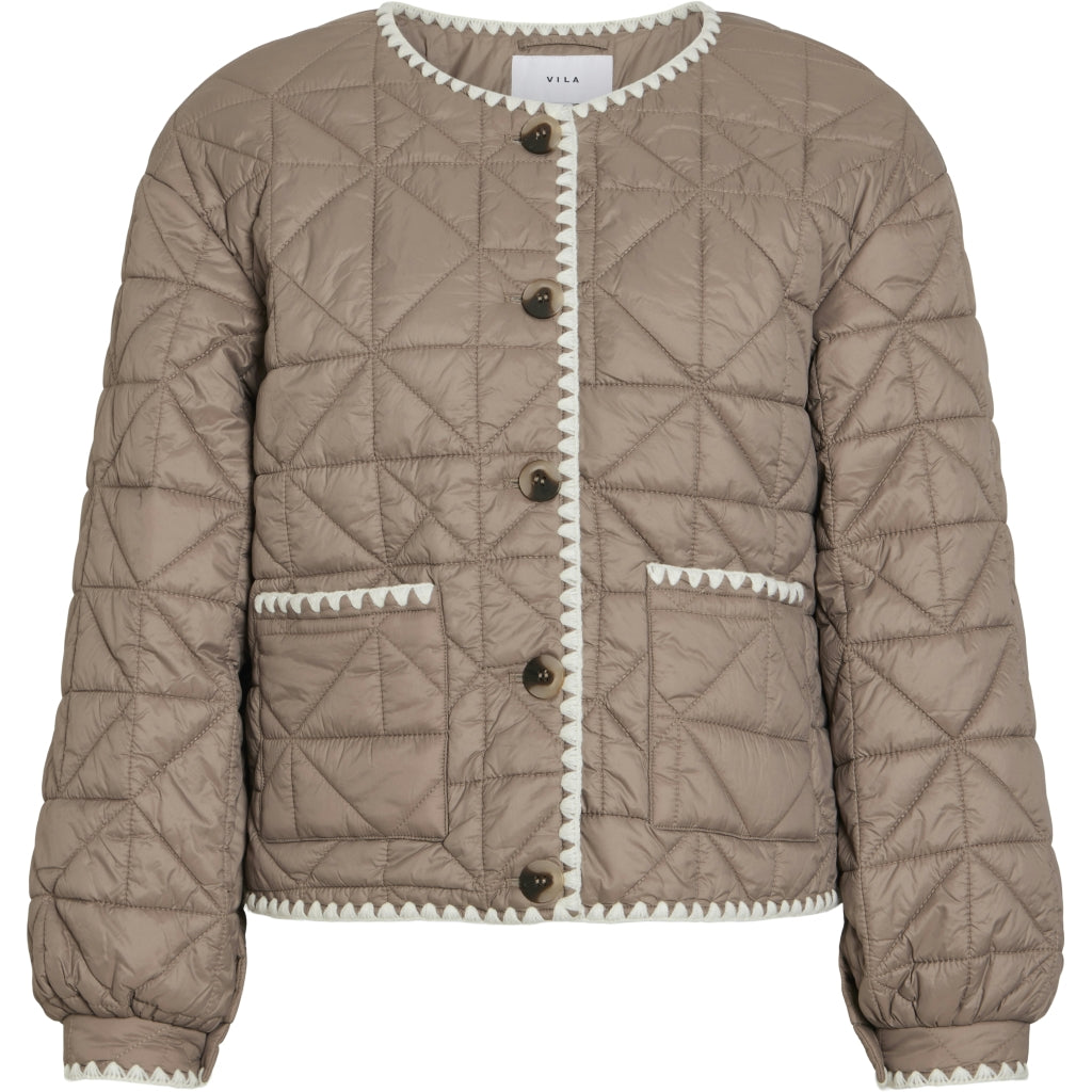 Vila Dame Jakke Visilla Mountain Trail Birch Edge Crochet