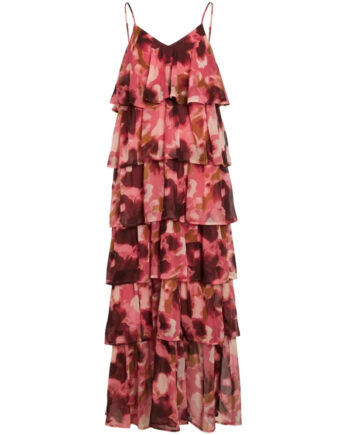 Vila Dame Kjole Viharley Holly Berry Flowers