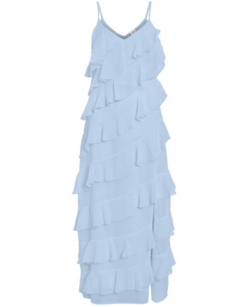 Vila Dame Kjole Viluna Cashmere Blue