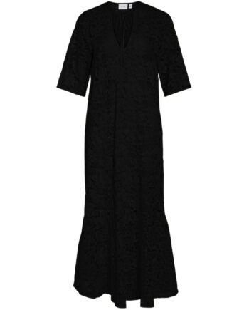 Vila Dame Kjole Vinalina Black