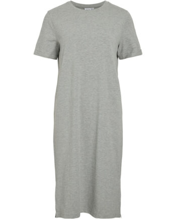 Vila Dame Kjole Vinora Light Grey Melange