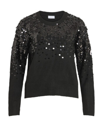 Vila Dame Strik Visiquin Black Beauty