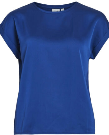 Vila Dame Top Viellette Mazarine Blue