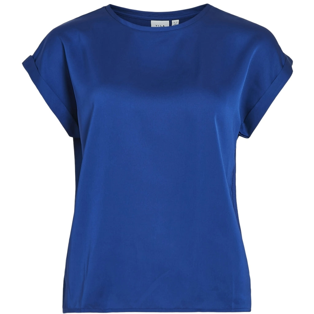 Vila Dame Top Viellette Mazarine Blue