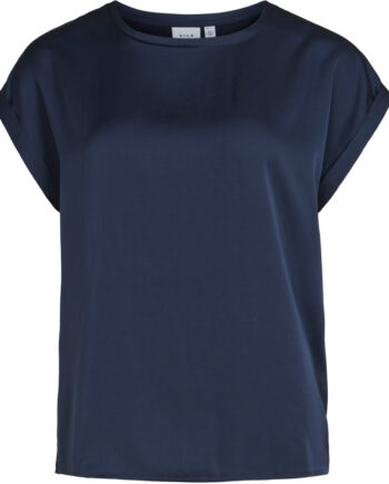 Vila Dame Top Viellette Navy Blazer