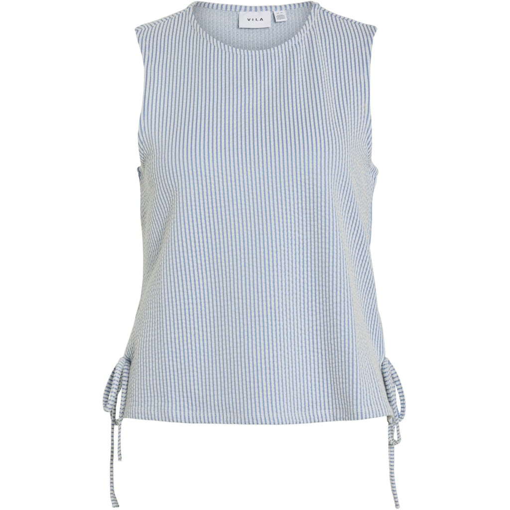 Vila Dame Top Vistriplo Regatta Stripes Birch