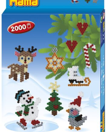 Hama Midi Perlesæt Julemotiver Til Ophængning   000 Perler   Perleplade