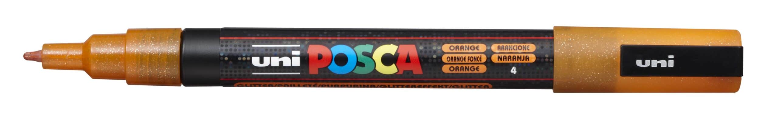 Posca Tusch Orange Glitter Pc-3m 1stk