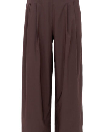 Black Colour Bukser Davina Wide Coffee