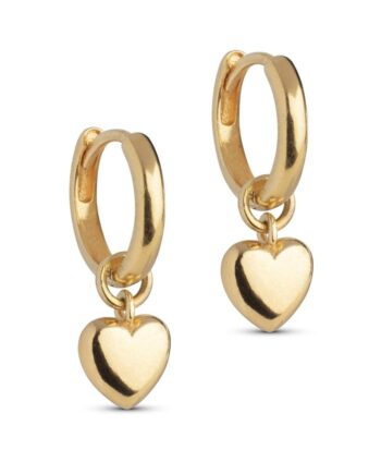 Enamel Copenhagen øreringe Amore Hoops Gold Colour