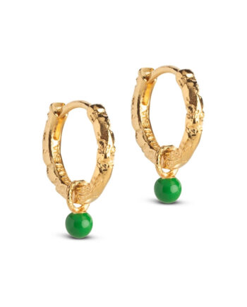 Enamel Copenhagen øreringe Belle Grass Green