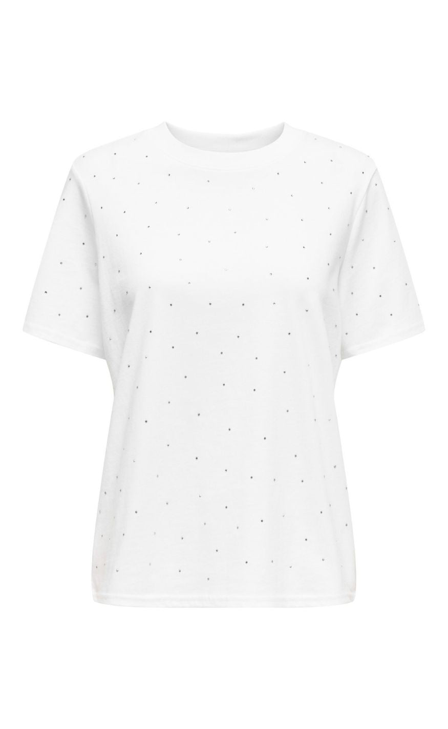 Only  -shirt Monja Studs White Studs