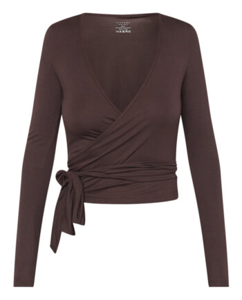 Sisters Point Bluse Lay-wrap    Brown