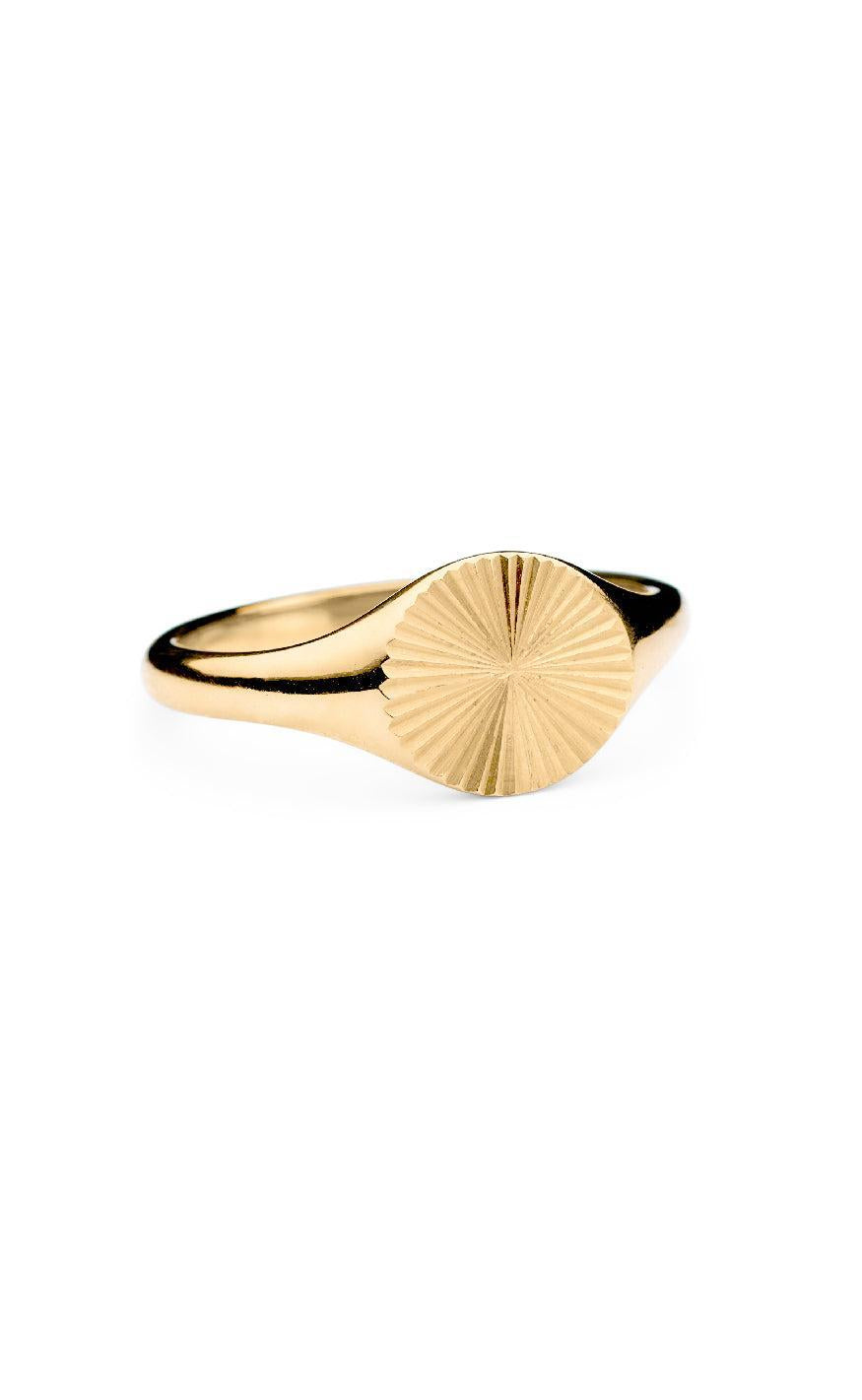 Smykkeli Copenhagen Ring Brooklyn Gold Colour
