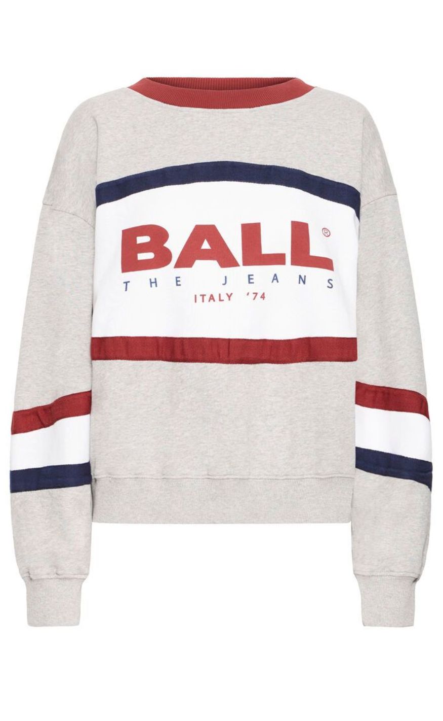 Ball Original Sweatshirt Luca Medium Grey Melange Grey
