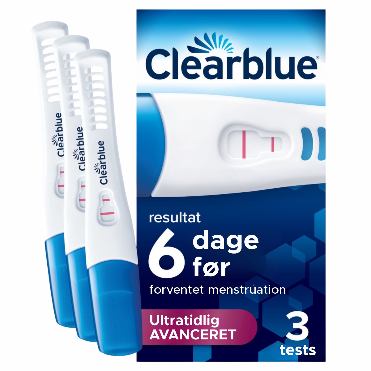 Clearblue Ultratidlig Avanceret Graviditetstest Stk