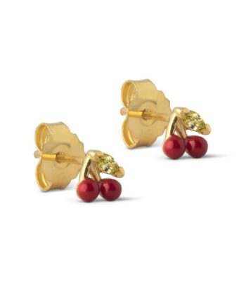 Enamel Copenhagen øreringe Cherry Red