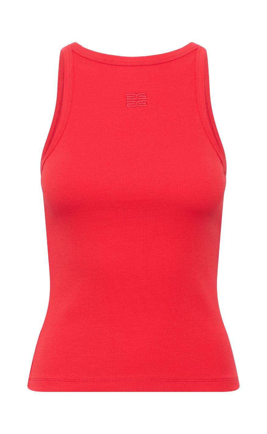Gestuz Top Drew Logo Tank Tomato