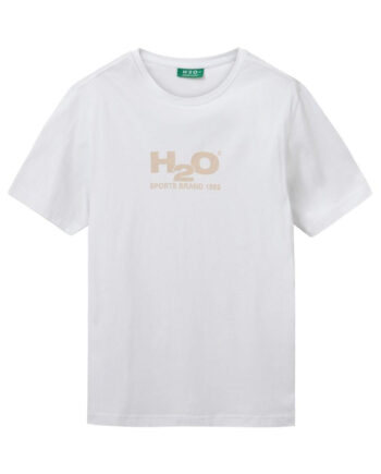 H2o  -shirt Logo White Chalk